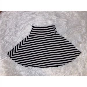 Striped Skater Skirt